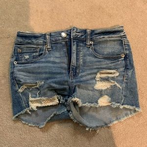 American Eagle Lace Pocket Jeans